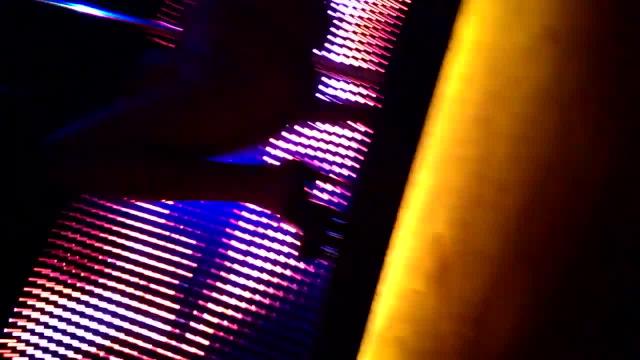 Cute woman dancing