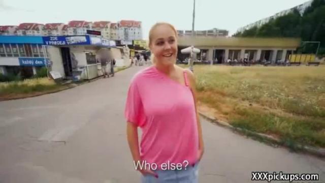 Pickups - adolescent amateur euro babe seduces tourist to get 32