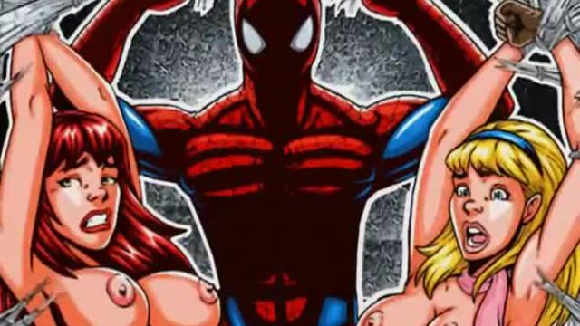 Spiderman and spidergirl orgy